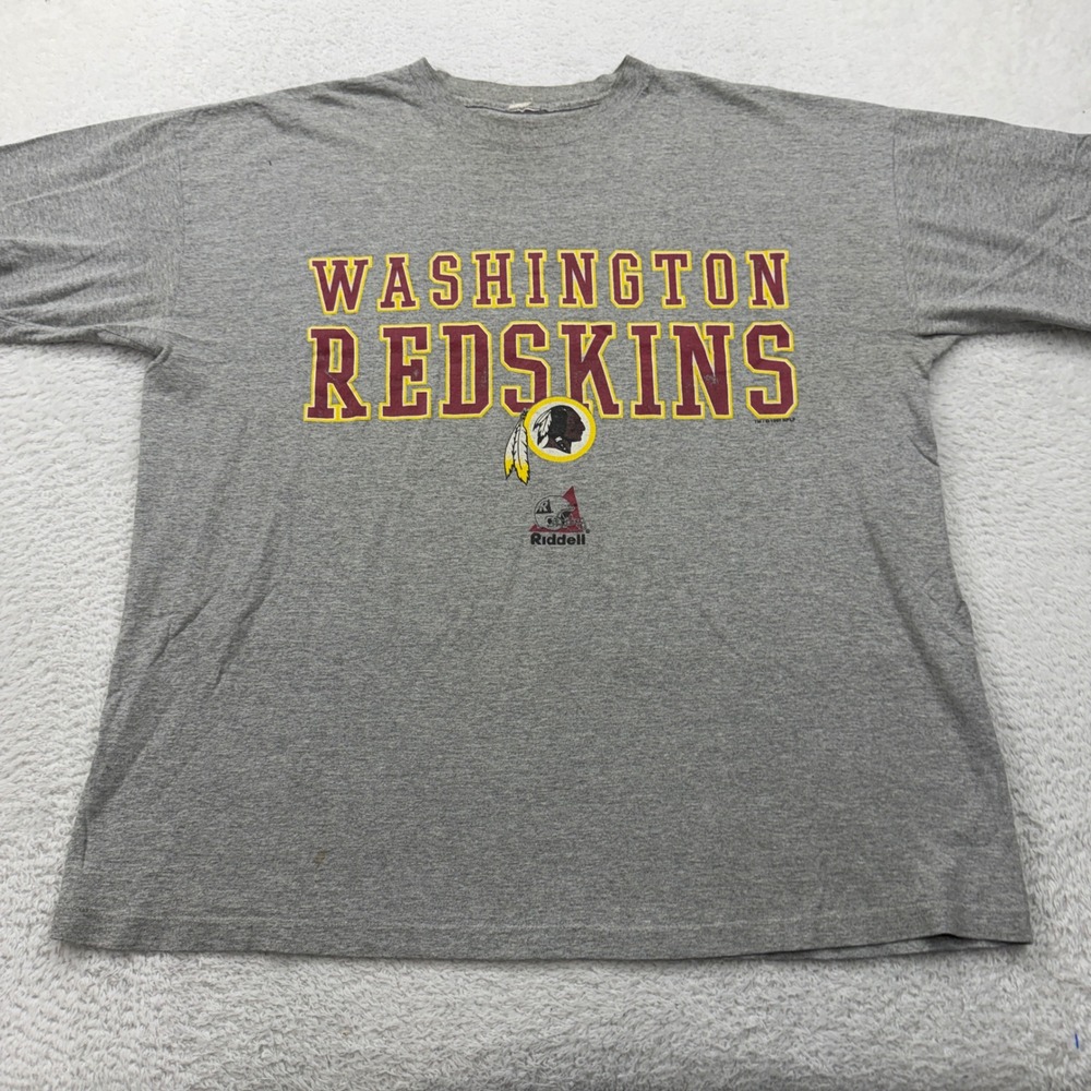 Vintage Washington Redskins NFL Football T Shirt Gray 1997‎ Size XL